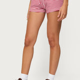 Jainee Striped Drawstring Shorts
