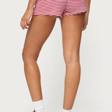 Jainee Striped Drawstring Shorts