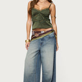 Tamar Satin Effect Tank Top