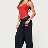 Eira Sheer Lace Tank Top