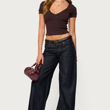 Theresa V Neck Knit Top