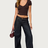 Theresa V Neck Knit Top