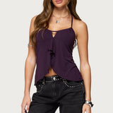 Lorenna Split Front Halter Top