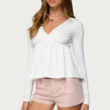 Kenzie Long Sleeve Babydoll Top