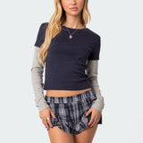 Mood Layered Long Sleeve T Shirt