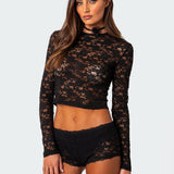 Estella Sheer Lace Top