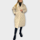 Reversible Padded Jacket with Leopard Lining
