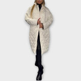Reversible Padded Jacket with Leopard Lining