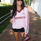 Brooklyn Contrast Oversized Rugby Shirt