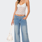 Eira Sheer Lace Tank Top