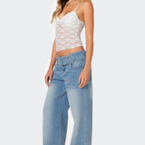Eira Sheer Lace Tank Top